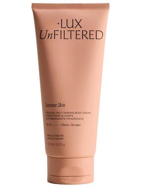 New Lux Unfiltered Summer Skin Gradual Self-Tanning Body Cream in Vanilla Caviar
